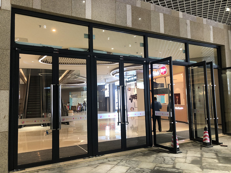 Portes de verre incendie